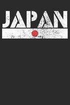 Notebook: Japan Gift Dot Grid 6x9 120 Pages