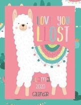 Love You Llost, Llama 2020 Calendar