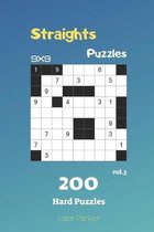 Straights Puzzles - 200 Hard Puzzles 9x9 vol.3