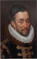 Portret van Willem I, prins van Oranje, Adriaen Thomasz. Key - Foto op Forex - 100 x 150 cm