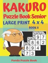 Book- Kakuro Puzzle Book Senior - Large Print 4 x 4 - Book 5