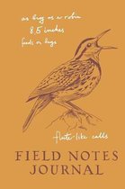 Field Notes Journal: Kansas State Bird Western Meadowlark