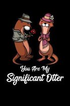 You Are My Significant Otter: Cute Otter Notebook