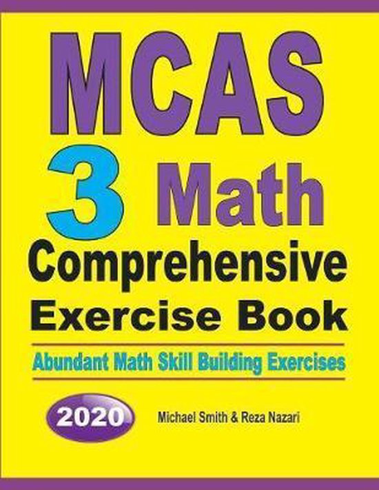 MCAS 3 Math Comprehensive Exercise Book - cover