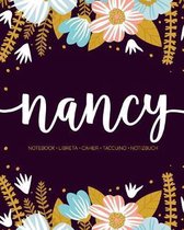 Nancy: Notebook - Libreta - Cahier - Taccuino - Notizbuch: 110 pages paginas seiten pagine