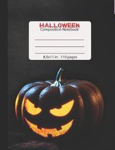 Halloween Composition Notebook: This matte full-color soft cover seasonal, spooky holiday multi use composition notebook diary journal will fit all yo
