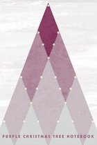 Purple Christmas Tree Notebook: Beautiful delicate Christmas notebook for taking notes, making lists, keeping track, create a journal, planning, and w