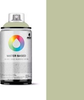 MTN Licht Grijsgroene waterbasis spuitverf - 300ml lage druk en matte afwerking