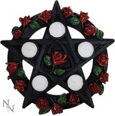 Nemesis Now Theelichthouder Pentagram Rose Multicolours