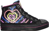 Skechers Twi-Lites 2.0-Heartbeatz Meisjes Sneakers - Black/Neon Pink - Maat 30