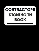Contractors Signing In Book