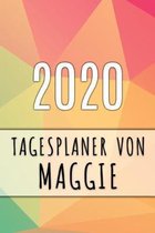 2020 Tagesplaner von Maggie: Personalisierter Kalender für 2020 mit deinem Vornamen