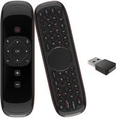 WeChip W2 Air Mouse & QWERTY toetsenbord met Voice Recorder | 2.4 Ghz USB adapter