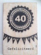Postkaart 40 jaar jong