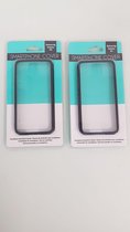 Telefoonhoesje zwarte rand Samsung Galaxy S5 2 stuks
