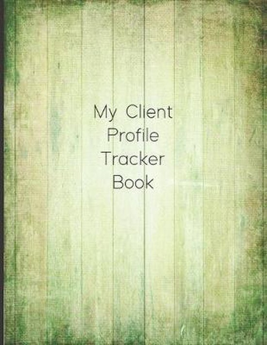 My Client Profile Tracker Book - cover