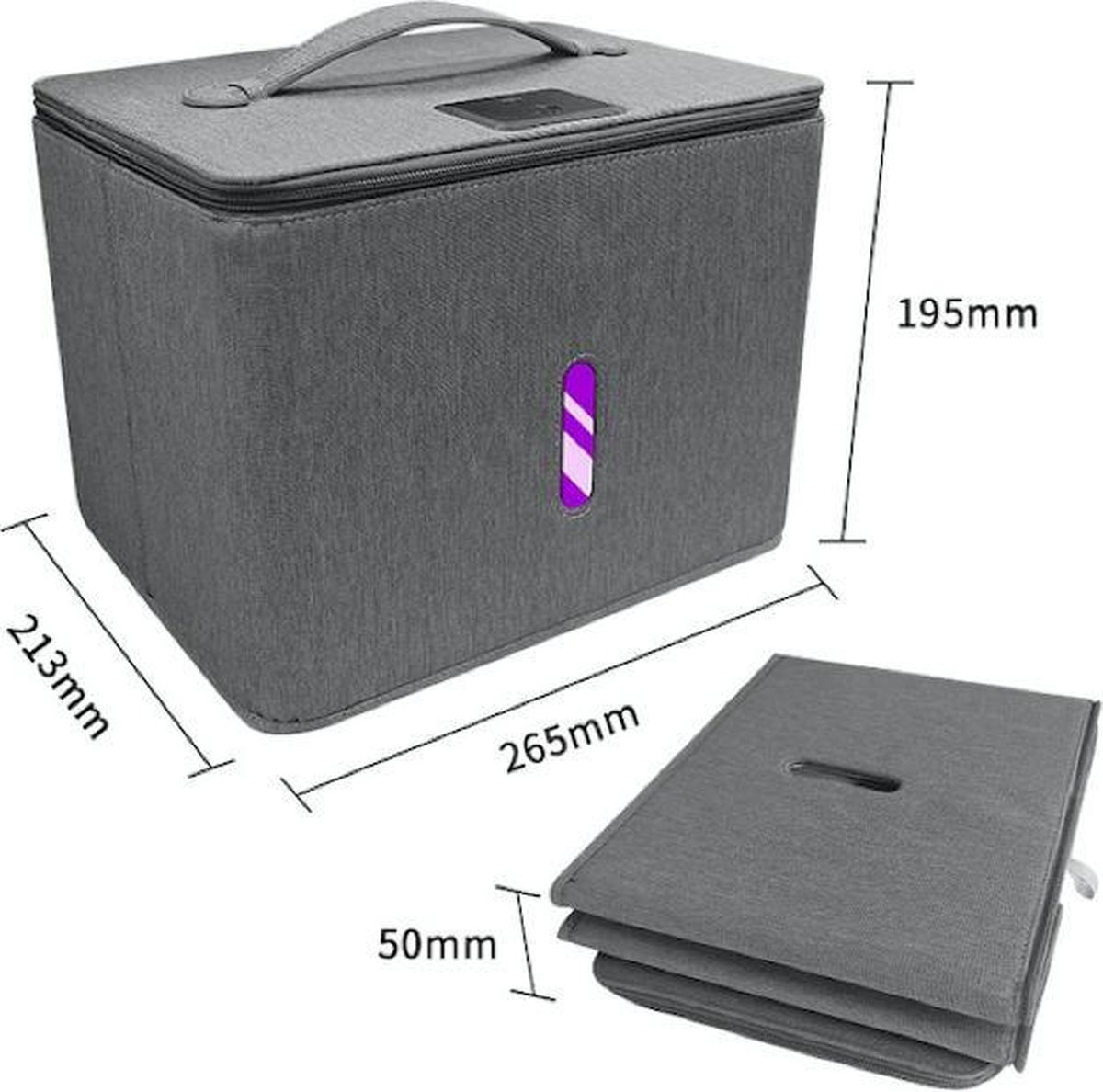 Goedkoopste XXL Formaat UV sterilisator - UV desinfectie - UV box| Doodt tot 99.9 van bacteriën en virussen met UVC-licht