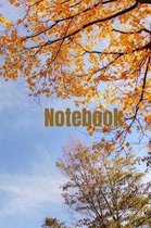 Notebook: A Notebook / Planner / Journal With A wonderful Autumn/Fall Cover and Wide Ruled Line Paper - 6x9 - 120 Pages