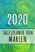2020 Tagesplaner von Marlen: Personalisierter Kalender für 2020 mit deinem Vornamen
