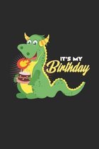It`s my birthday: 6x9 Dragons - grid - squared paper - notebook - notes