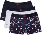 Lacoste Heren 3-pack Trunk - Thica/Silver Chine-Navy Blue - Maat XS