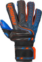 Reusch Attrakt S1 Evolution  Keepershandschoenen - Maat 8  - Unisex - zwart/oranje/blauw