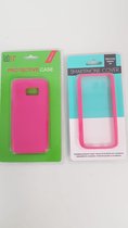 Telefoonhoesje roze 2 stuks Samsung Galaxy S7