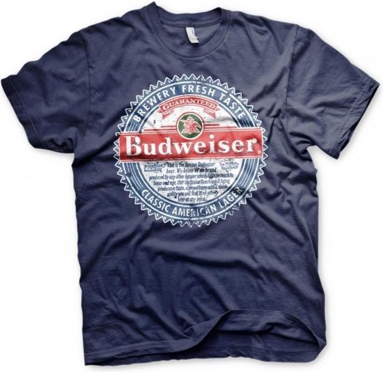 BEER - Budweiser American Lager - T-Shirt - (S)