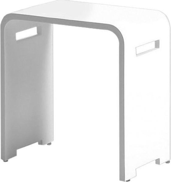 Douchekruk Solid Surface Alfa Mat Wit