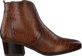 Gabor 680.1 Enkellaarsjes - Enkelboots - Dames - Cognac - Maat 42