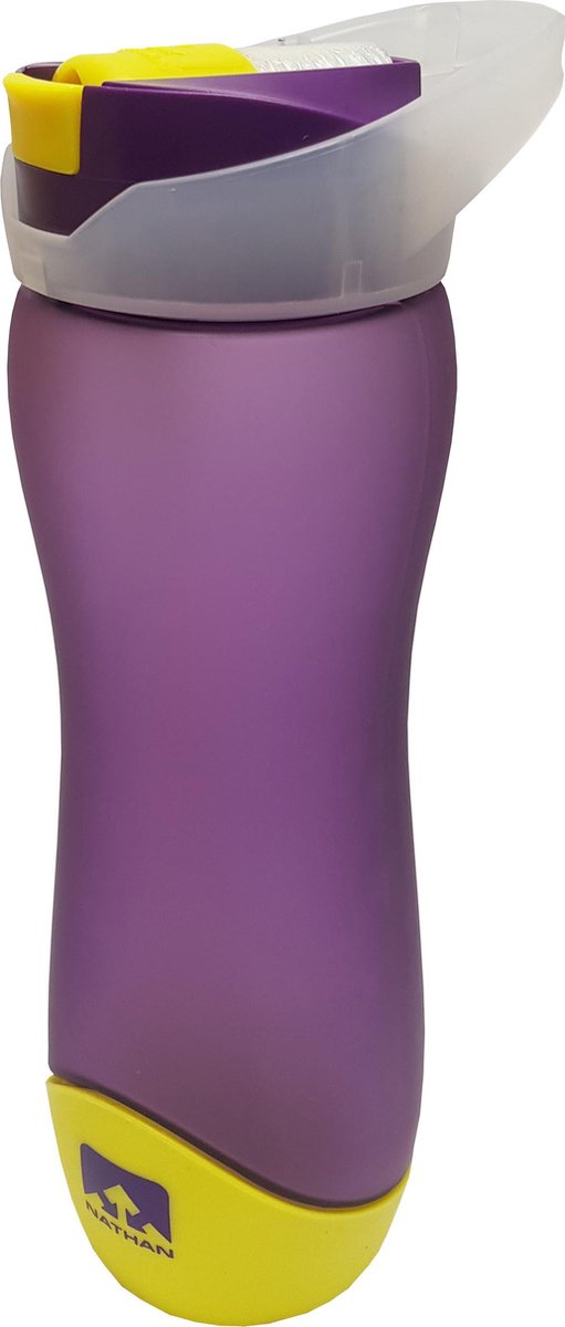 Nathan StreamLine Tritan - Drinkfles - 600 ml - Geel/paars