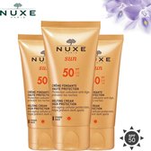 Nuxe Sun Melting Cream High Protection SPF50 Zonnebrandcrème - 3 x 50 ml