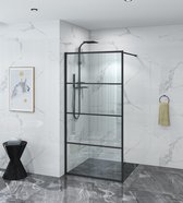 Star & Art | Cabine de douche Luxuryline | 100 × 200 cm | Avec verre de sécurité transparent et revêtement Nano |