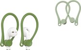 Earhooks - GROEN - oorhaken - oorhaakjes- airpods - Draadloze headset - oortjes - tegen verlies van - Alleen de earhooks geen oortjes