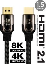 DINTO® HDMI Kabel 2.1 - 4K + 8K Ultra HD - 1.5 meter - HDMI naar HDMI