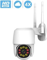 1080P IP-beveiligingscamera -Wifi PTZ 275 ° / 95 ° -10 LED IP66 -Nachtzicht Bewegingsdetectie - 2MP - Gratis APP