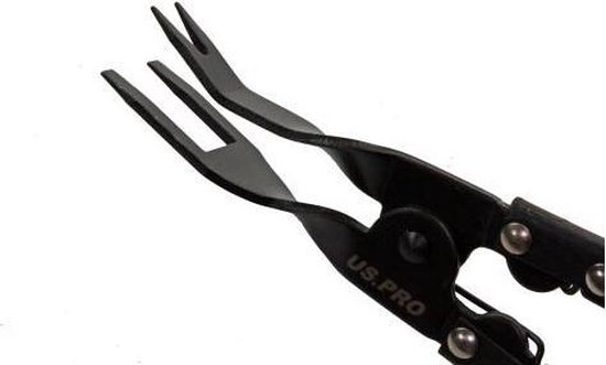 Duo tang voor het verwijderen en plaatsen van hairextensions