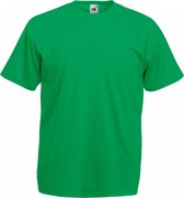 Fruit Of The Loom Heren Valueweight T-shirt met korte mouwen (Kelly Groen)