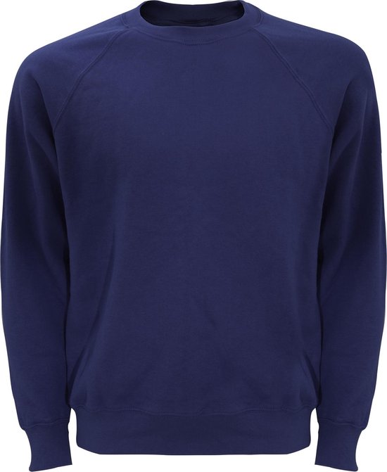 Sweat-shirt Belcoro® Fruit Of The Loom à manches raglan pour homme ( Marine foncé)