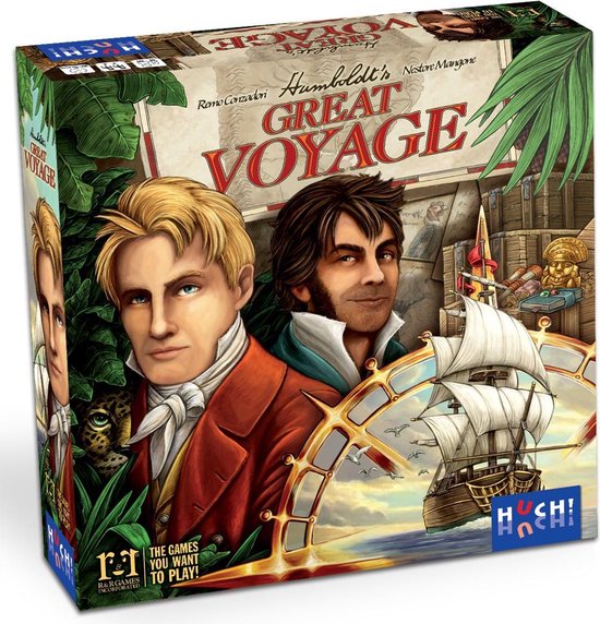 Thumbnail van een extra afbeelding van het spel Asmodee Humboldt´s Great Voyage - DE/EN/FR