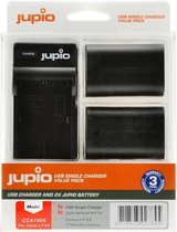 Jupio Kit: 2x Battery LP-E6 1700mAh + USB Single Charger