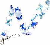 Moodadventures | Keycords | Lanyard | Keycord Butterflies L | Stevig Nylon |Vlinderprint