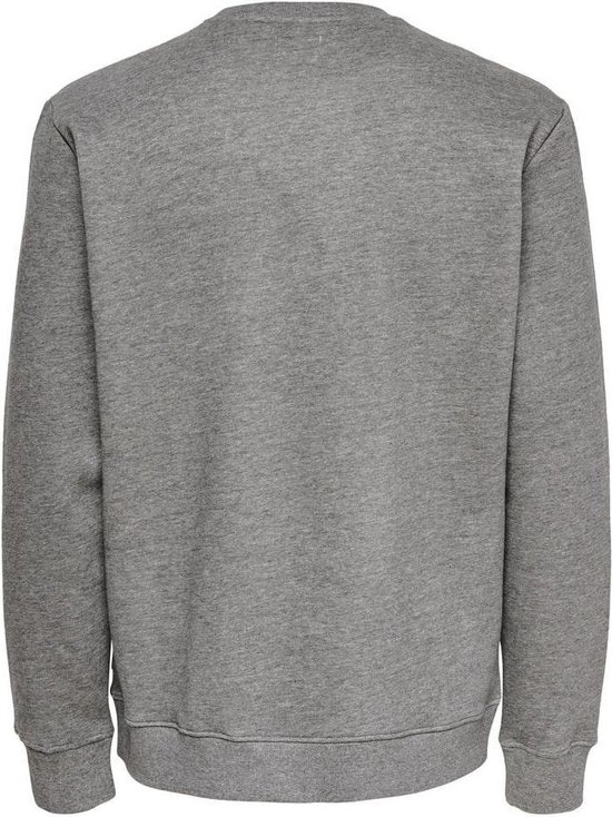 ONLY & SONS - Sweat Ras De Cou Oversize - Gris Clair