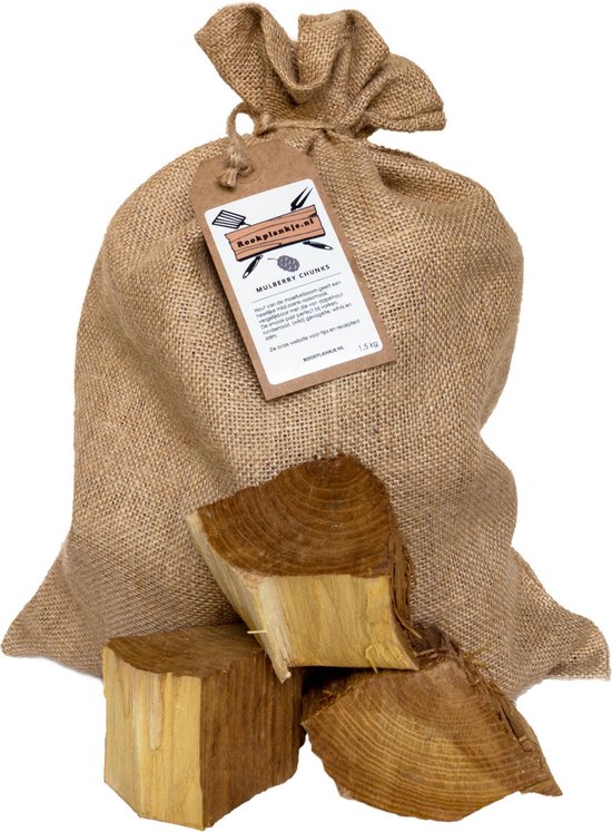 Kokko Chunks De Bois Pour Fumage à Chaud - Grand Sac 1,5kg Mélange Varié