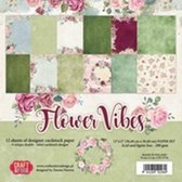 Craft&You Flower Vibes big paper set 12x12 12 vel CPS-FV30