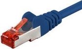 CAT6 S/FTP (PIMF) patchkabel / internetkabel 50 meter blauw - netwerkkabel