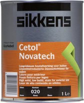 Sikkens Novatech - Beits - Transparante high solid houtbescherming -  Ebben - 020 - 1 L
