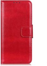 Samsung Galaxy Note 20 Ultra hoesje - Wallet bookcase - Rood - GSM Hoesje - Telefoonhoesje Geschikt Voor: Samsung Galaxy Note 20 Ultra