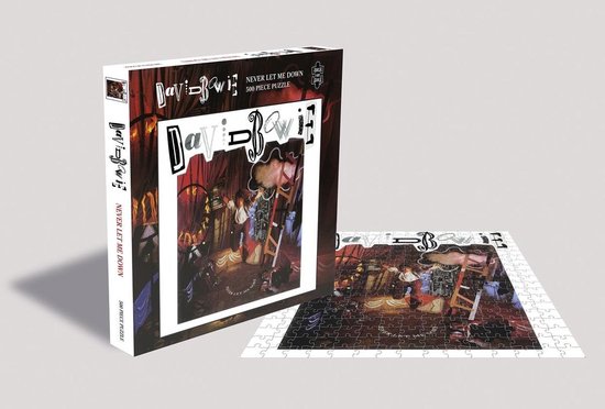 David Bowie Puzzel Never Let Me Down 500 stukjes Multicolours