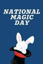 National Magic Day: October 31st - Magic Lovers - Gift For Magicians - Illusion - Back Palm - Black Art - Deal - Deck of Cards - Table Shu